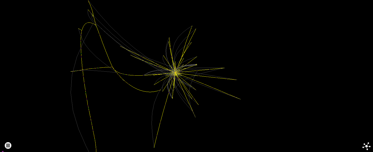 Zoomed out Force-directed node render of blockingapi